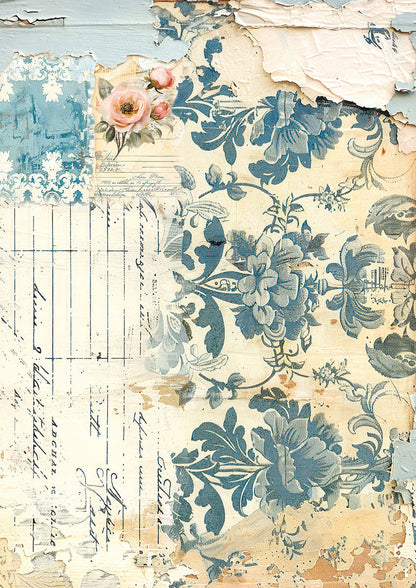 Papier de soie A4 6/Paquet Bleu France