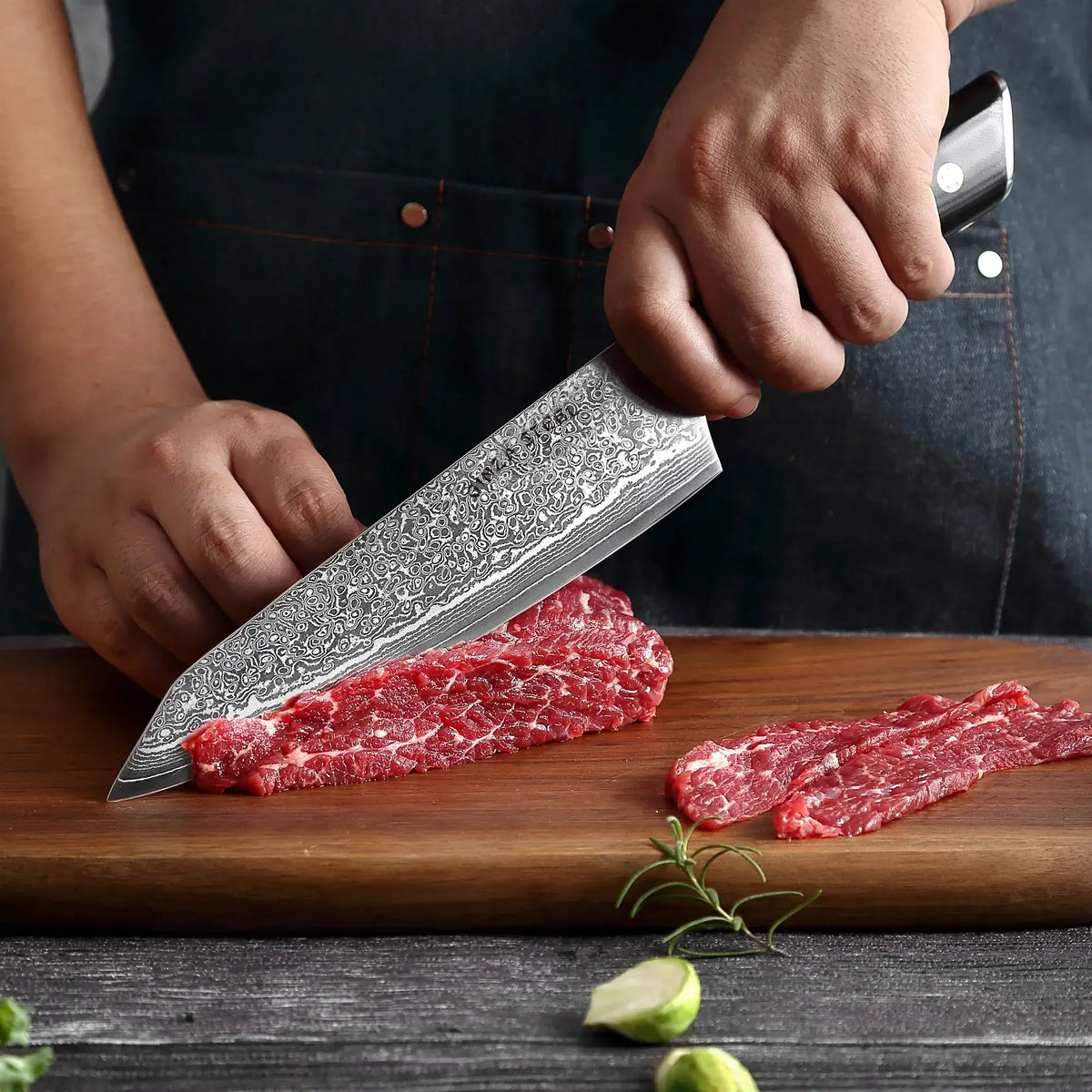 HAGAKURE 21 | Chef Knife 8" - 67 Layer AUS 10 Steel
