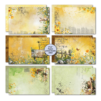 Lot de 3 cartes 3Quarter Designs Hey Buttercup 6x4