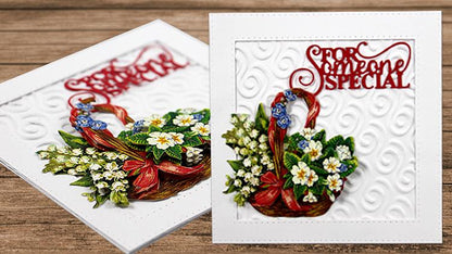 Hearty Crafts Embells 3D Faciles Perce-neiges