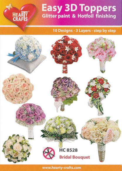 Easy 3-D - Bouquet de mariée (10 designs différents)