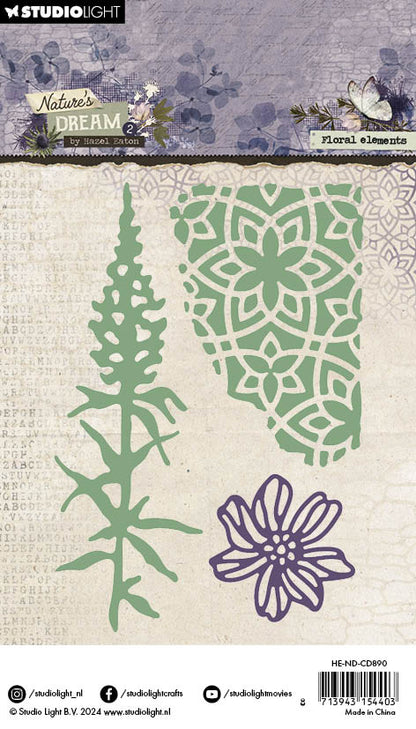 HE Cutting Die Floral Elements Nature's Dream 2 - 3 PC