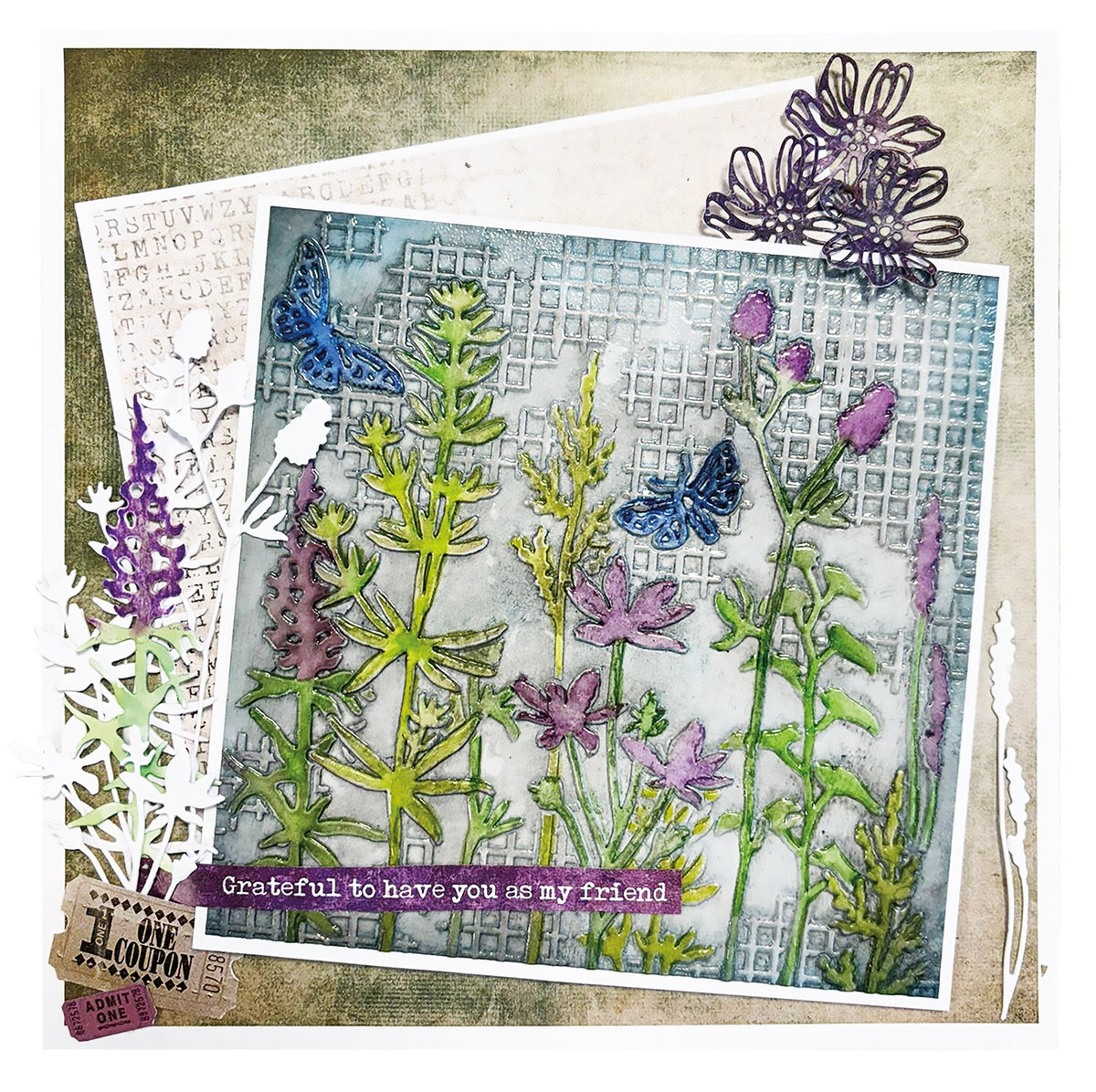 HE Cutting Die Thistle Nature's Dream 2 - 3 PC