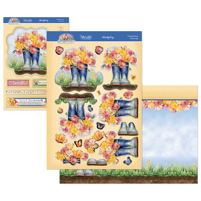 Set Déco-Large Le printemps est là - Une Journée Bottée