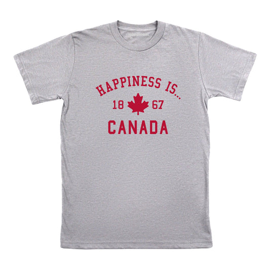 Men's Canada 1867 T-shirt, Heather Grey