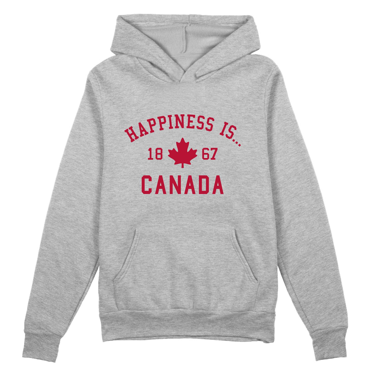 Unisex Canada 1867 Hoodie, Heather Grey