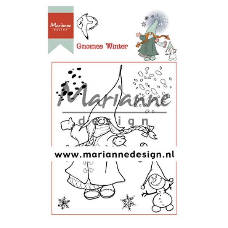 Marianne Design Clear Stamps Les Gnomes d'Hetty Hiver