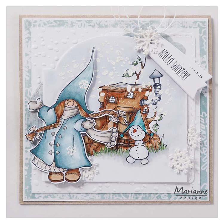 Marianne Design Clear Stamps Les Gnomes d'Hetty Hiver