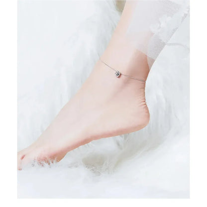 The Essential 925 Sterling Silver Charm Anklet