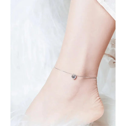 The Essential 925 Sterling Silver Charm Anklet