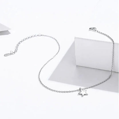 The Essential 925 Sterling Silver Charm Anklet