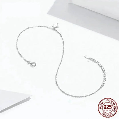 The Celestial 925 Sterling Silver Star Anklet