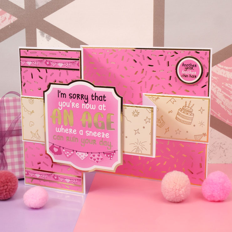Feuille de dessus Hunkydory Humour - Culotté !