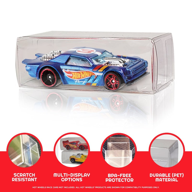 Hot Wheels Matchbox EVORETRO Protecteur pour voiture non emballée - Paquet de 50