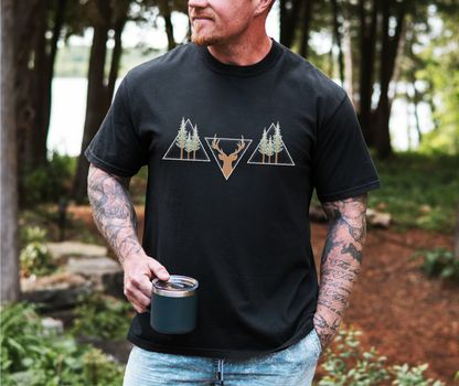 T-shirt unisexe Chasse aux triangles