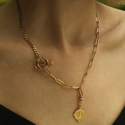 Gold Ornate Alphabet Letter Charms (A–Z) for Necklaces & Bracelets