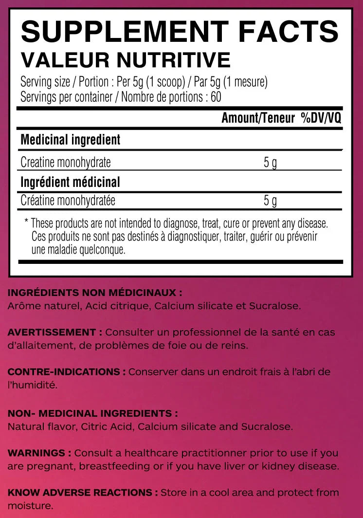 Créatine Unity Supplements