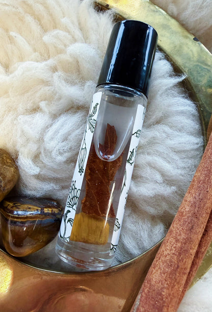 Black Cat Crystal Infused Ritual Oil