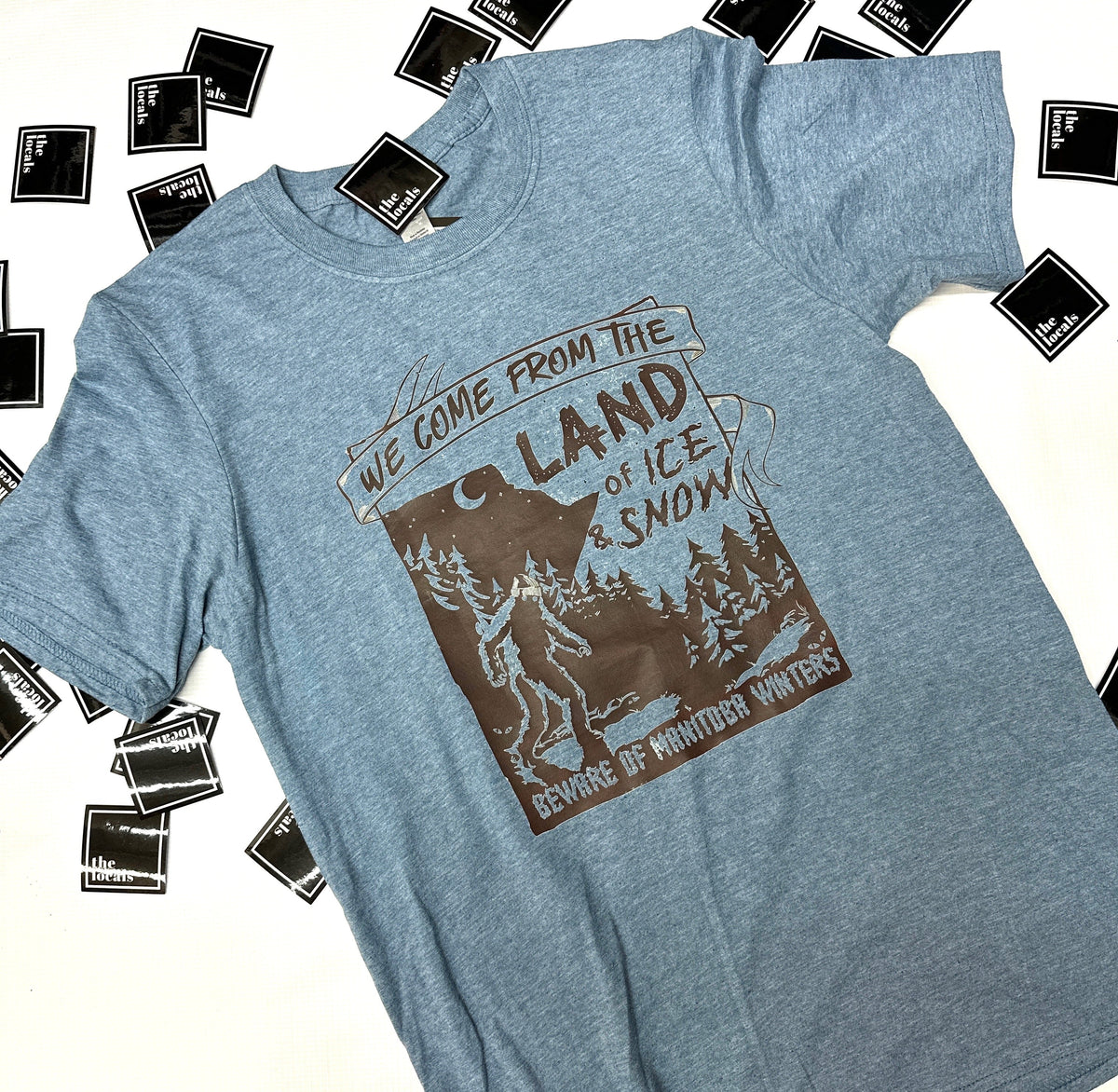 T-shirt du pays de glace et de neige