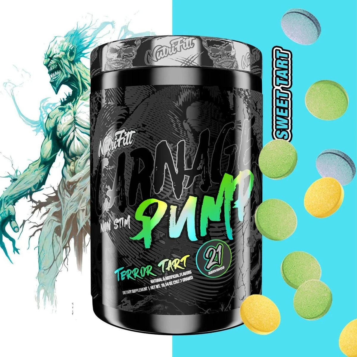 Nutrifitt Carnage Non Stim Pump Pre-Workout