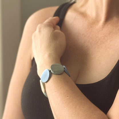 Elasticated Disc Bracelet