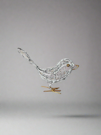 Wire Bird - White