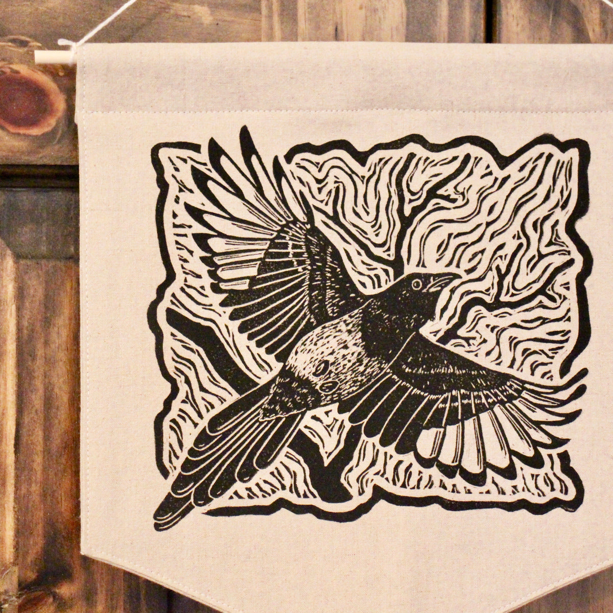 Wall Hanging: 'Magpie'
