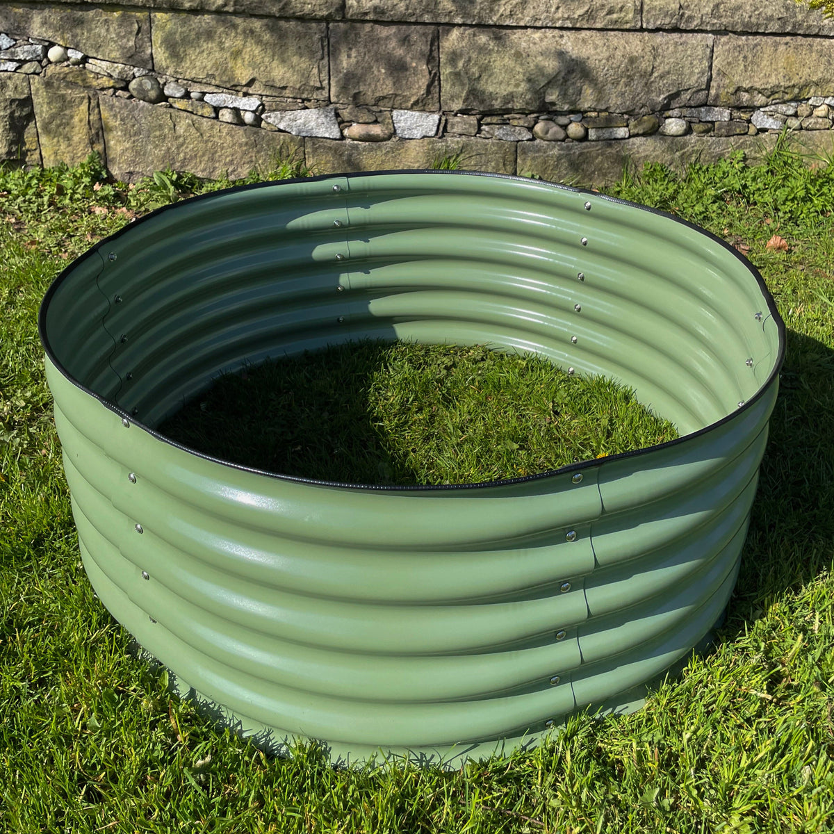 17" Tall Round Garden Bed Kit