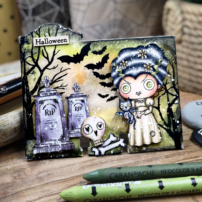 AALL and Create - Set de tampons A7 - La Fiancée de Frankie