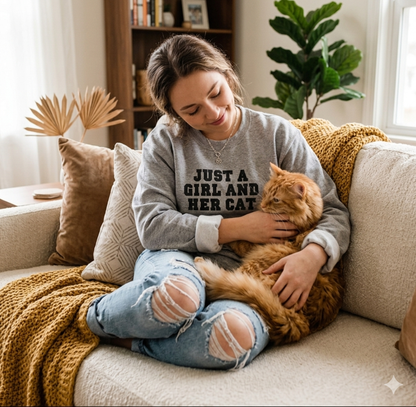 Just a GIRL and her CAT || ADULT