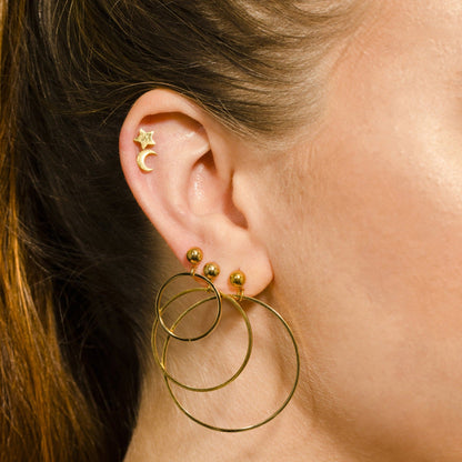 MIDNIGHT Stud Earrings