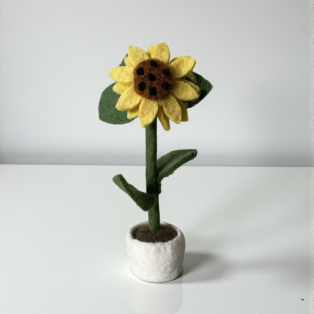 Standing Felt Sunflower