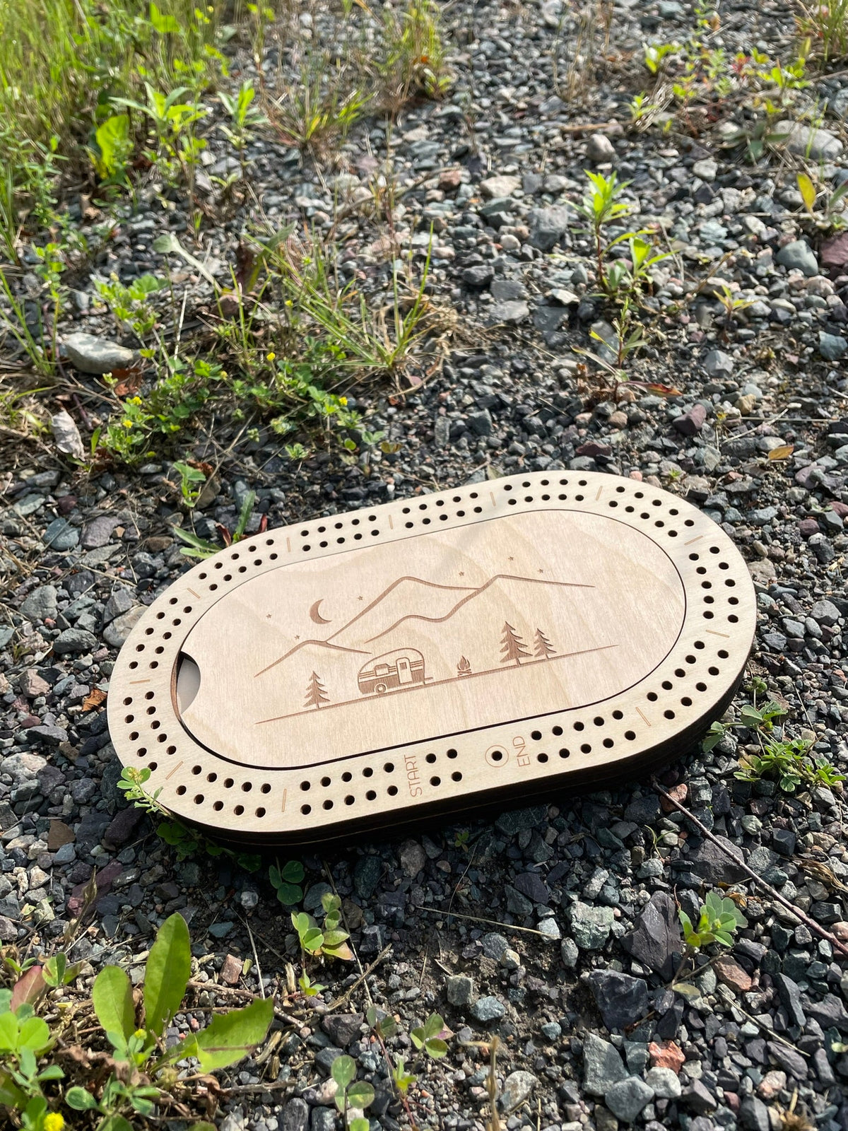 Jeu de cribbage de voyage pour 2 joueurs
