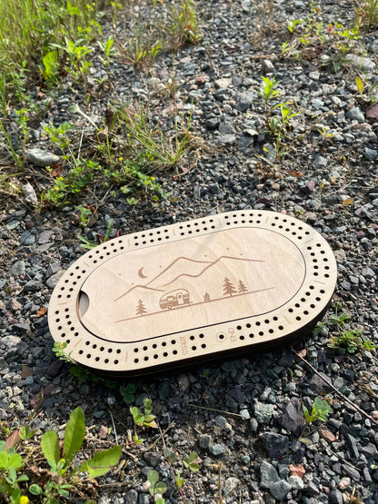 Jeu de cribbage de voyage pour 2 joueurs