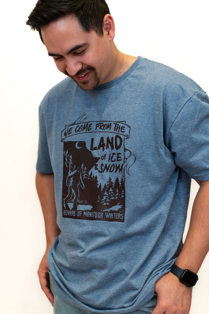 T-shirt du pays de glace et de neige