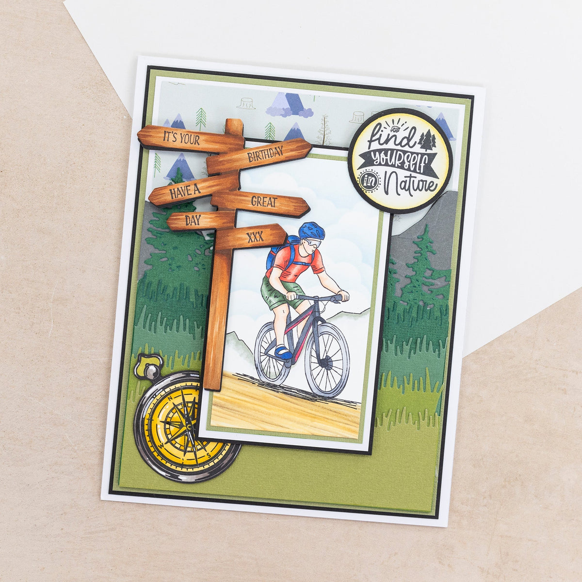 Crafters Companion The Great Outdoors Clear Acrylic Stamp Set - Wild Side
