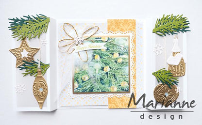Marianne Design Feuille de découpes Sapins de Noël