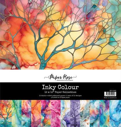 Collection de papiers Inky Colour 12x12 31875