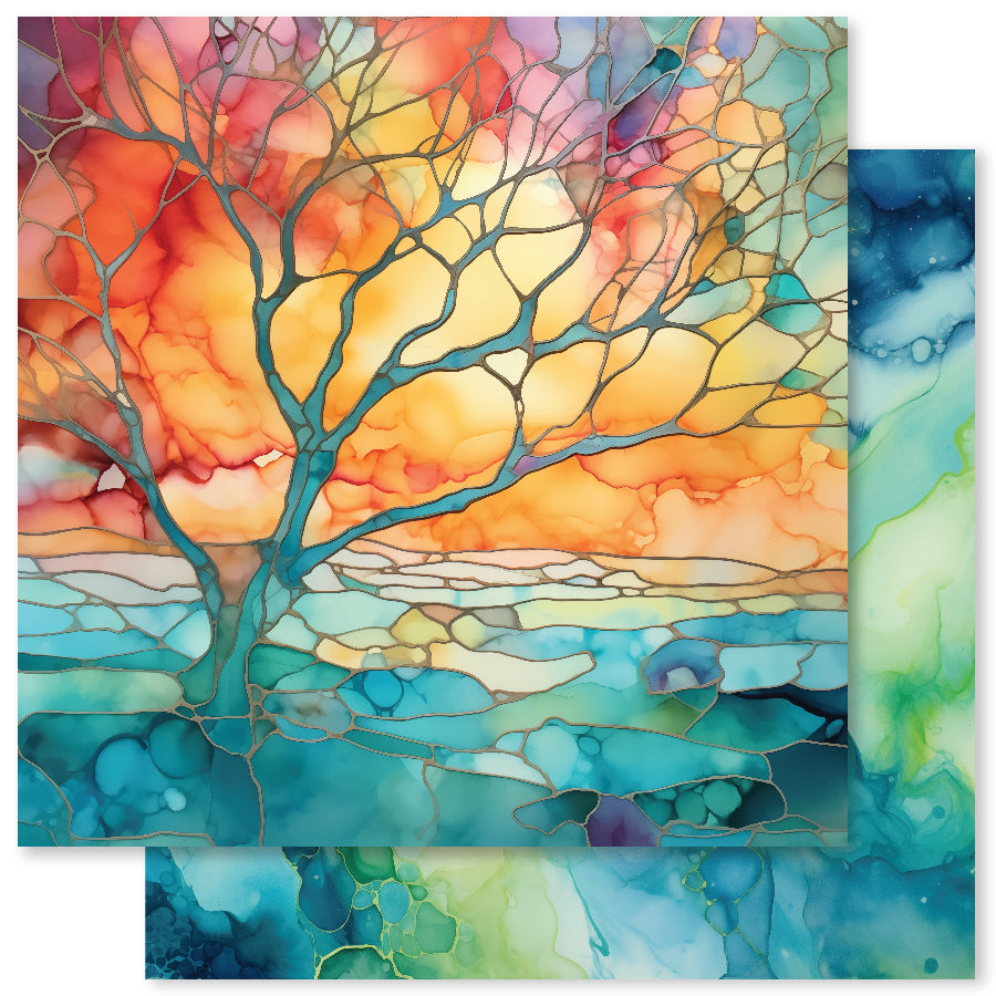 Collection de papiers Inky Colour 12x12 31875