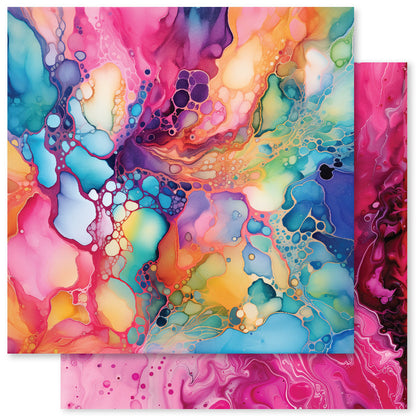 Collection de papiers Inky Colour 12x12 31875