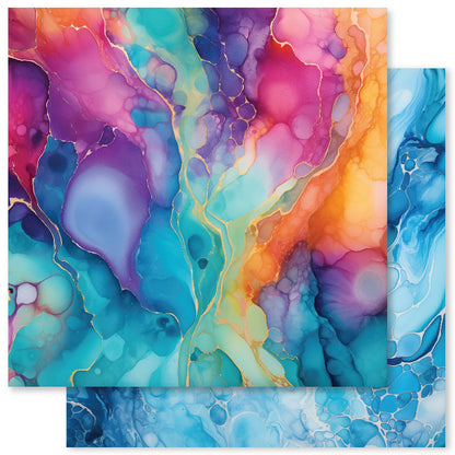 Collection de papiers Inky Colour 12x12 31875
