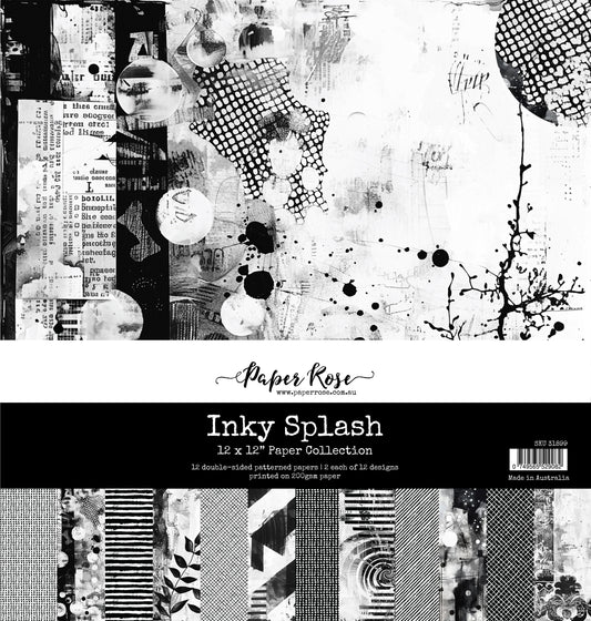 Collection de papiers Inky Splash 12x12 31899