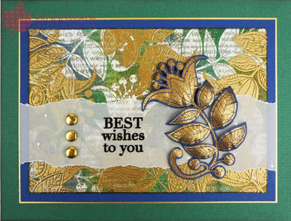 Woodware Clear Singles Motifs floraux pleins