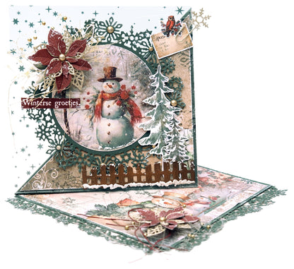 Bloc de papier mélangé JMA Calque, Unicolor & Elements Festive Nostalgia 36 feuilles