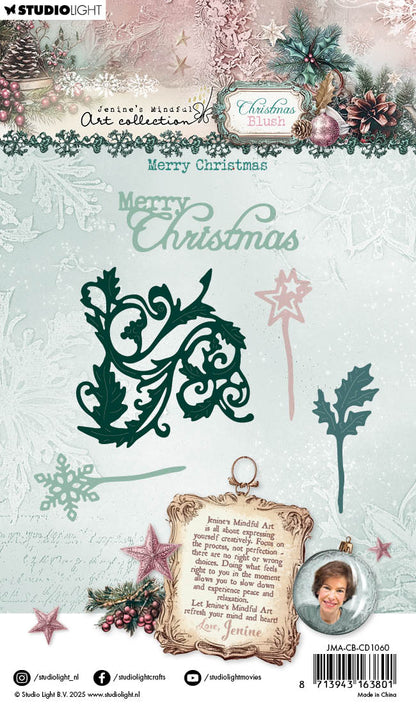 JMA Cutting Die Merry Christmas Christmas Blush 5 Pieces