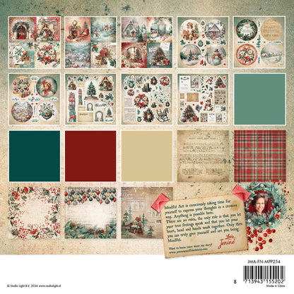 Bloc de papier mélangé JMA Calque, Unicolor & Elements Festive Nostalgia 36 feuilles