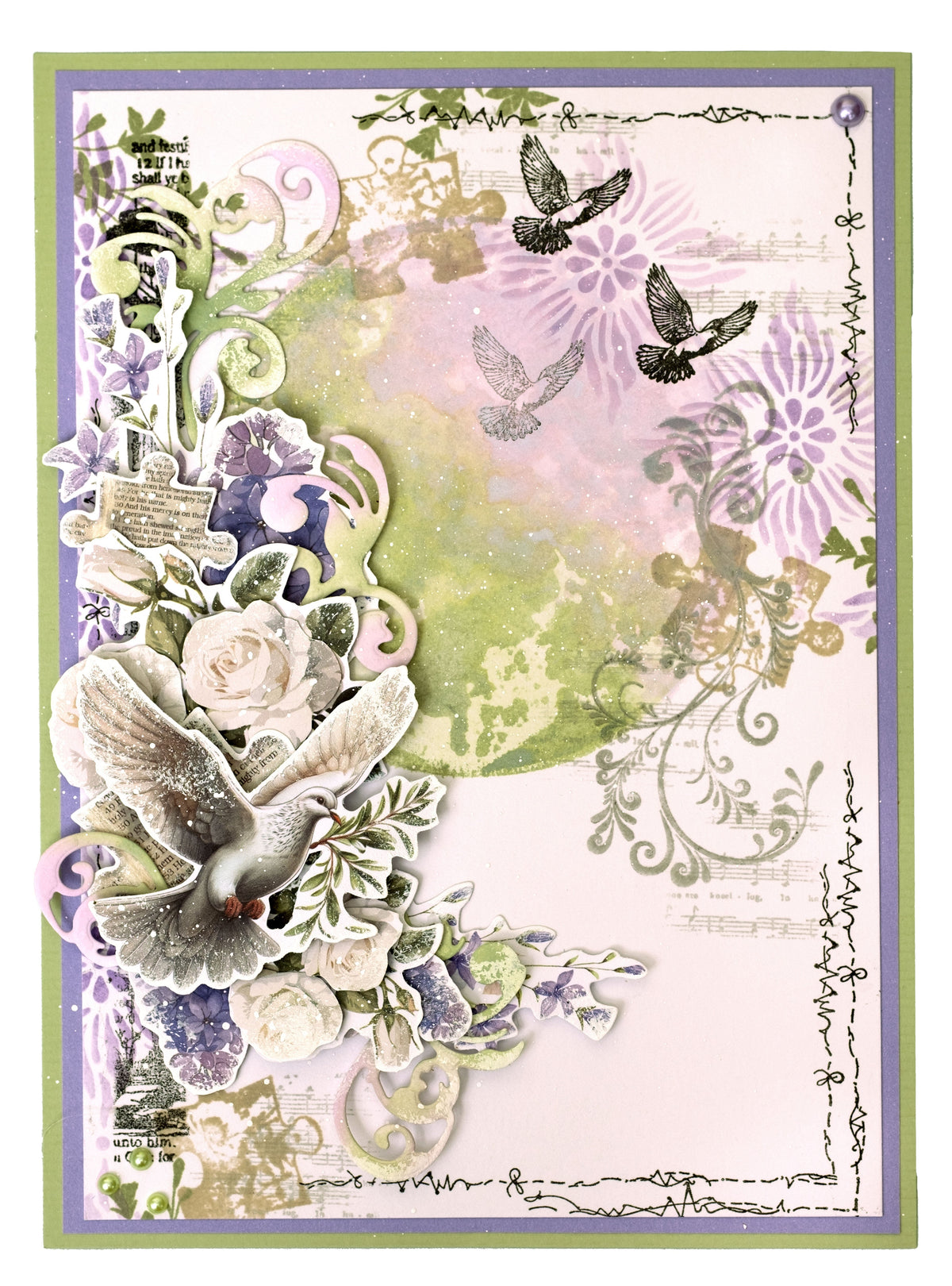 JMA Cutting Die Decoration Pieces Growing & Blooming 7 Pieces