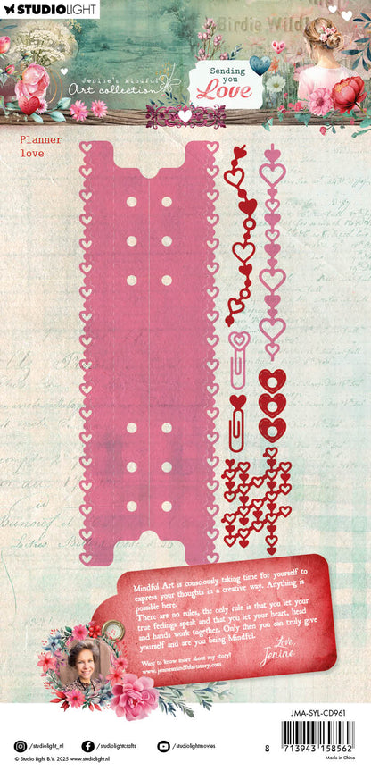 JMA Matrices de découpe Love Sending You Love 7 pièces