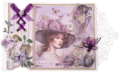 Perles de cire JMA 4 couleurs Rêves victoriens violets 60 G