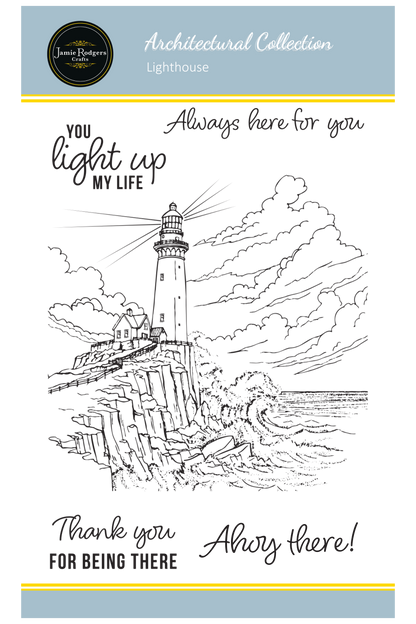 Jamie Rodgers Crafts Lighthouse A6 Clear Stamp Set